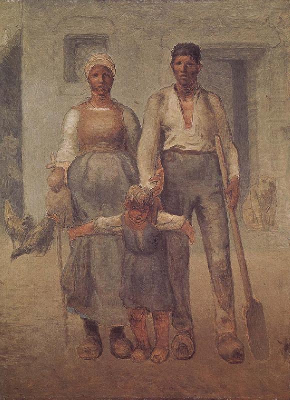 Jean Francois Millet Peasant family china oil painting image